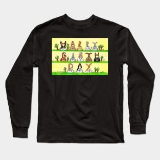 Happy Birthday Bunnies Long Sleeve T-Shirt